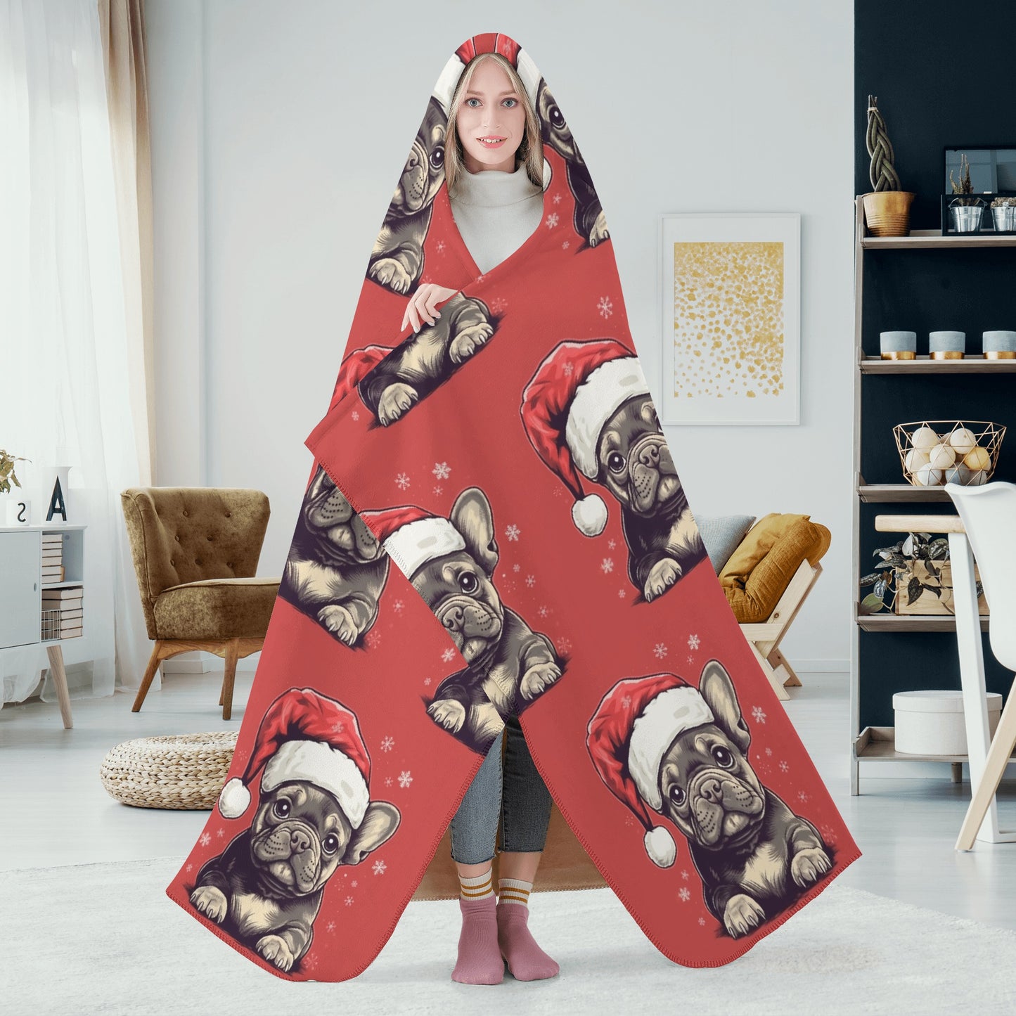 Santa Paw - Hooded Blanket