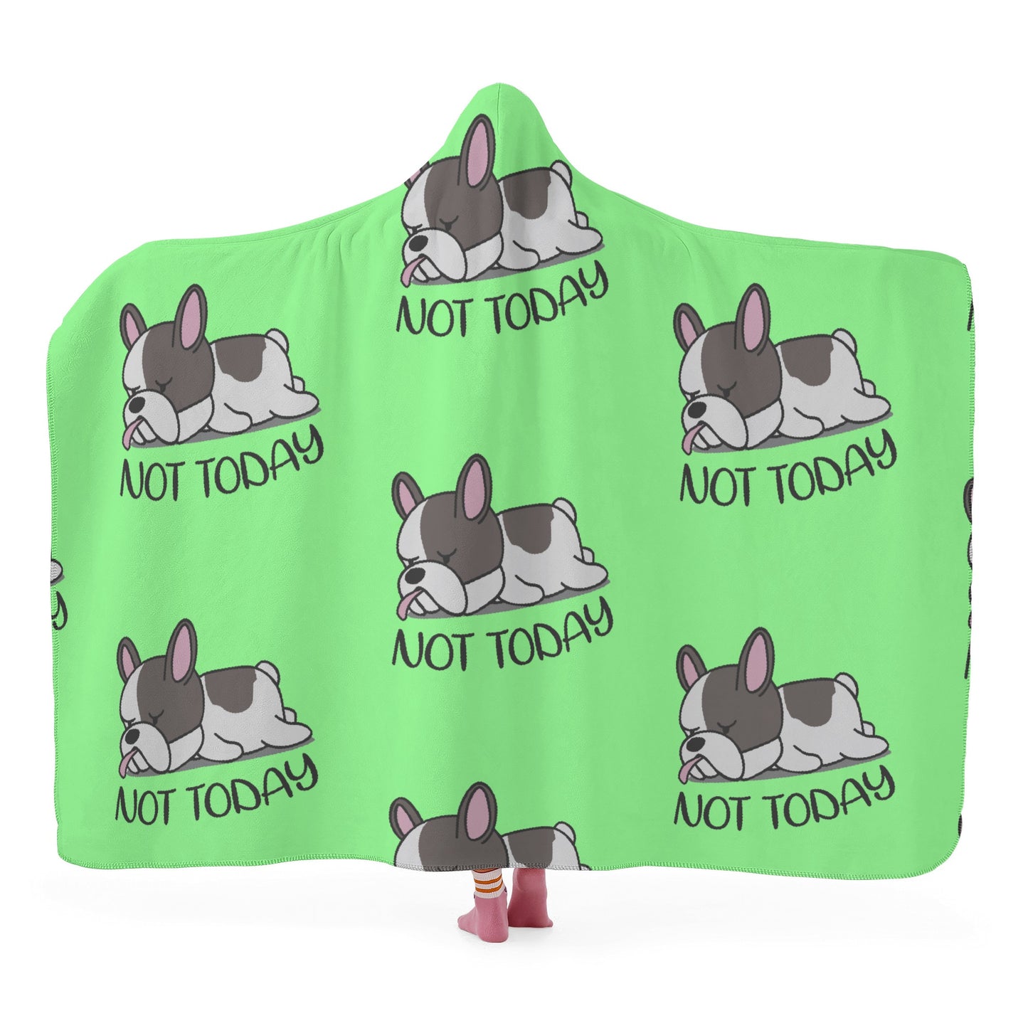 Not Today - Hooded Blanket