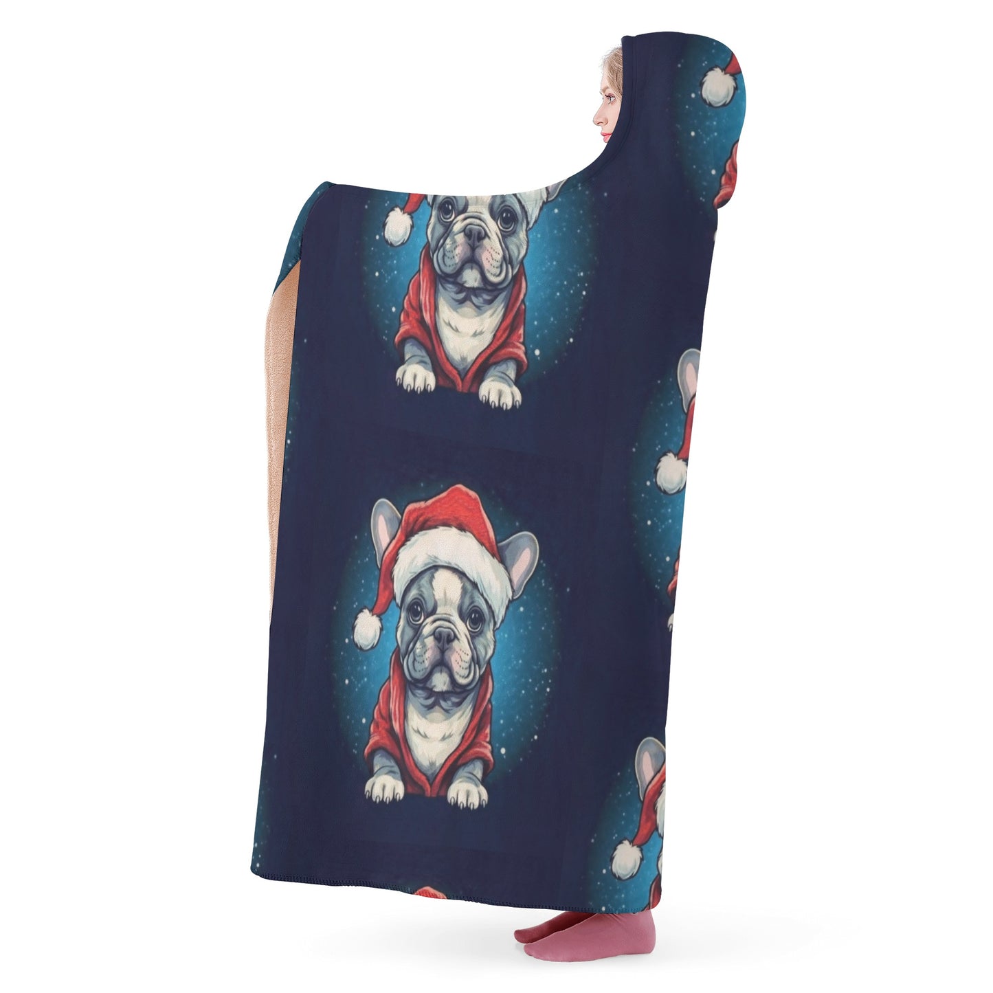 Christmas Vibes - Hooded Blanket