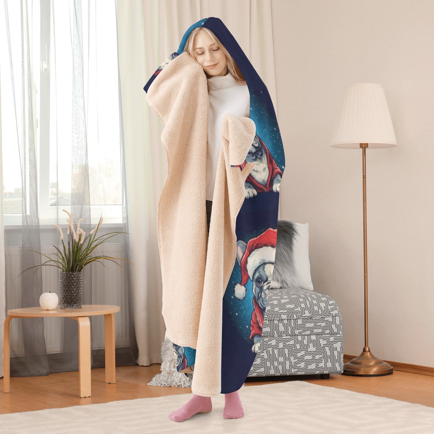 Christmas Vibes - Hooded Blanket