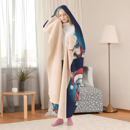 Christmas Vibes - Hooded Blanket