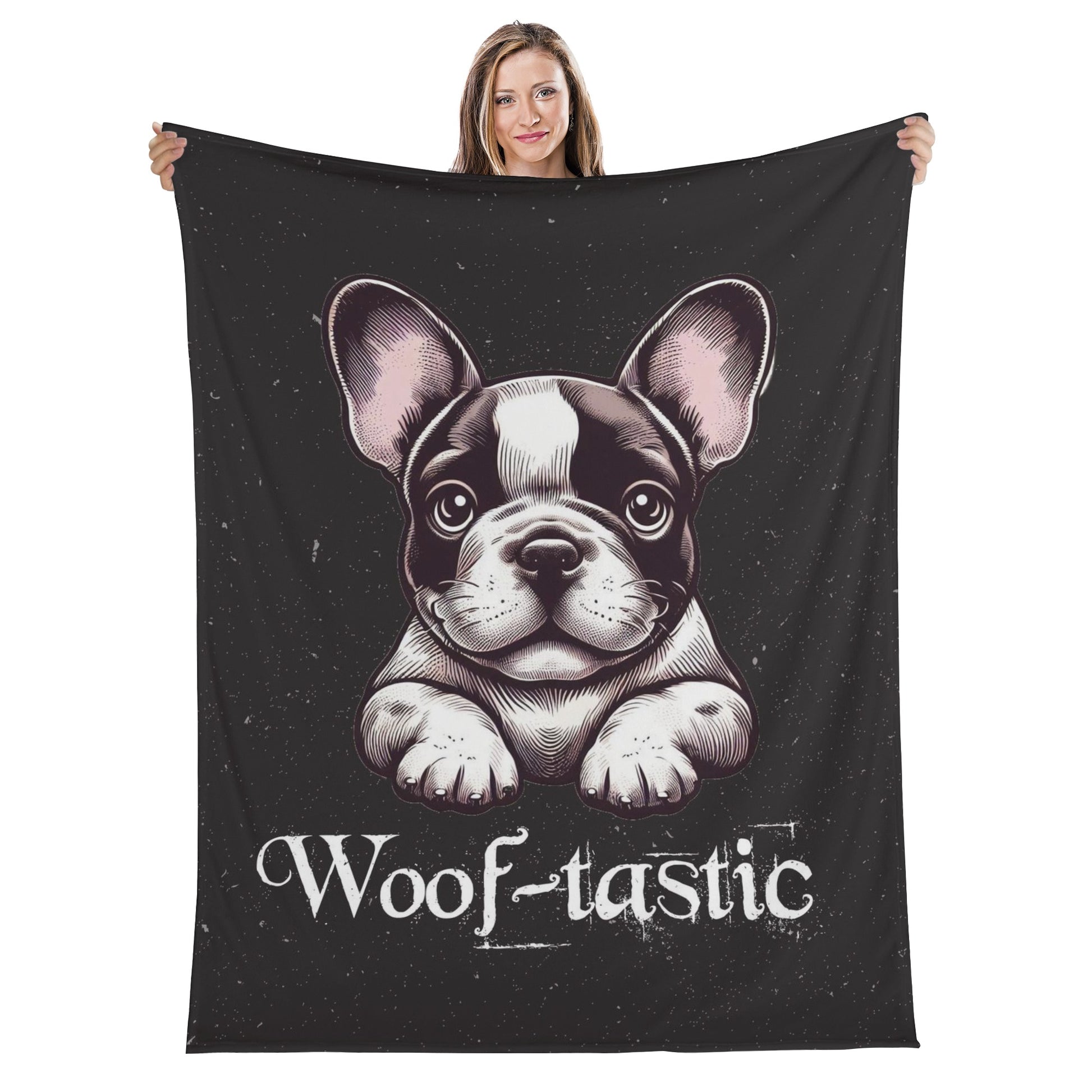 Premium French Bulldog Lover's Blanket for Comfort