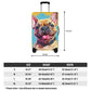 Custom Luggage Cover with Frenchie picture