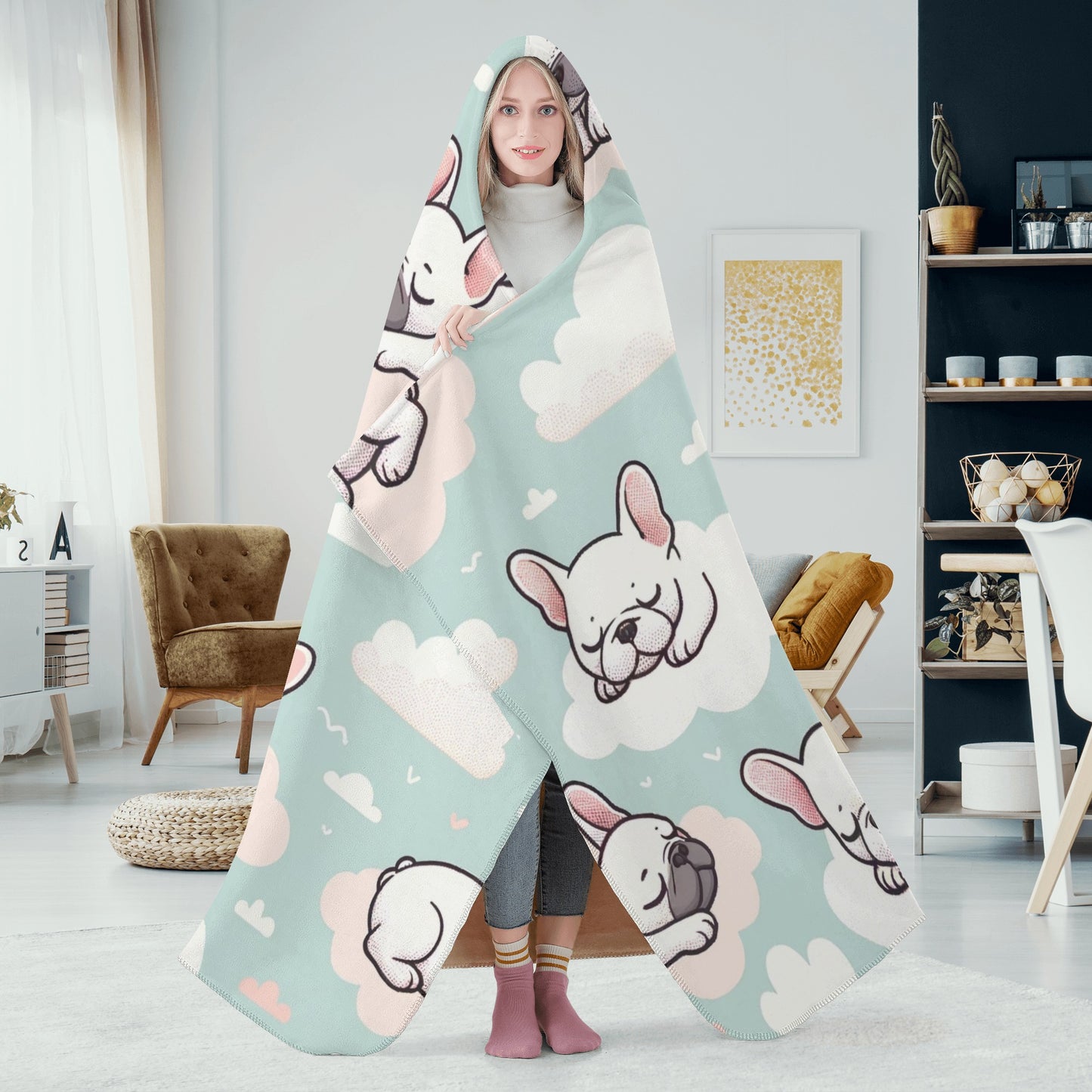 Moose - Hooded Blanket