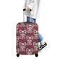 Personalized Luggage Cover  with Frenchie Name - Luggage Cover