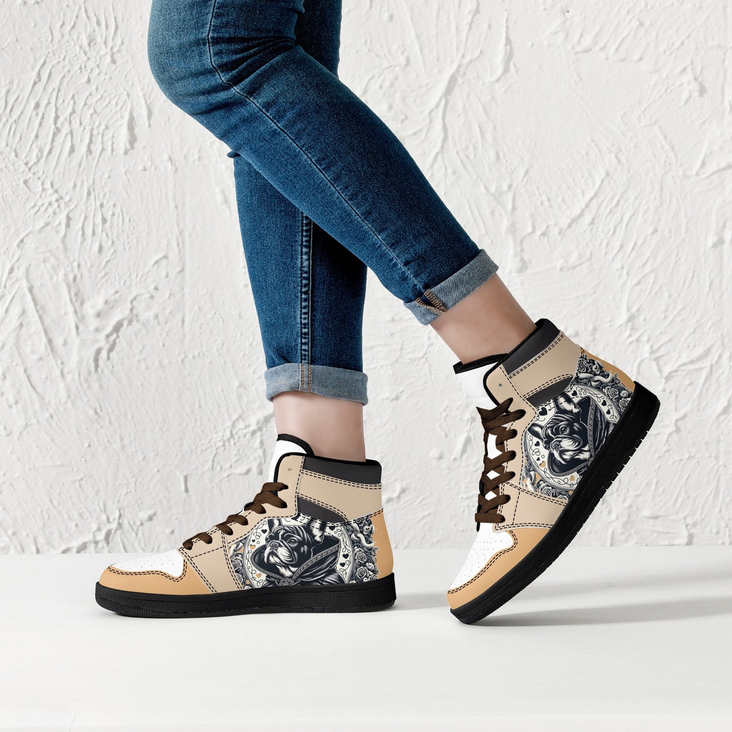 Murphey -  High Top Leather Sneakers
