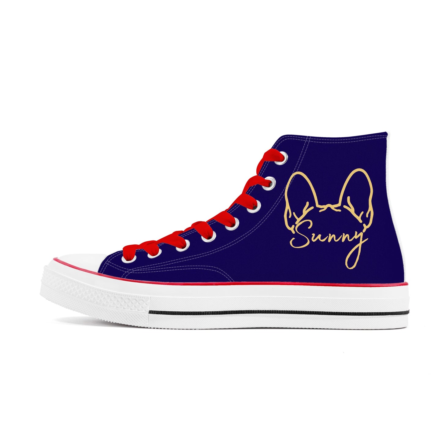 Custom  Shoes with Frenchie name
