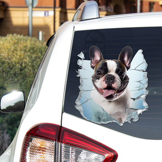 Frenchie Adore Car Sticker - Share Your Canine Love