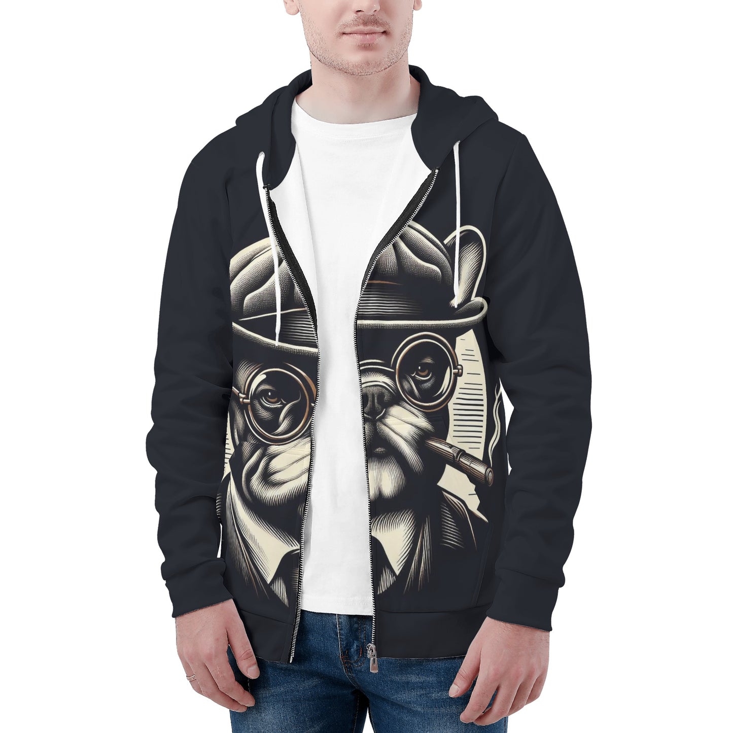 Molly - All Over Print Zip Up Hoodie