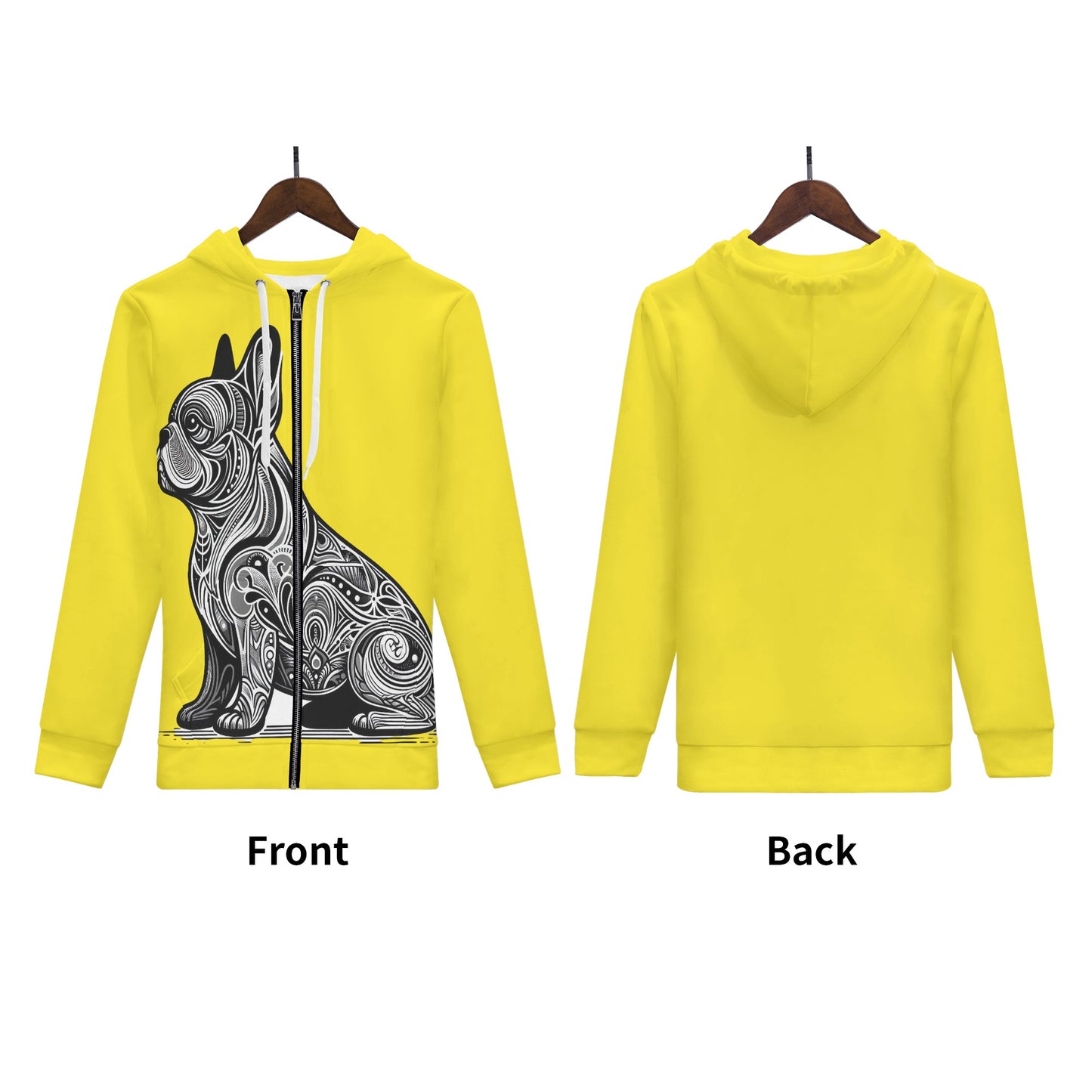 Lucy - All Over Print Zip Up Hoodie