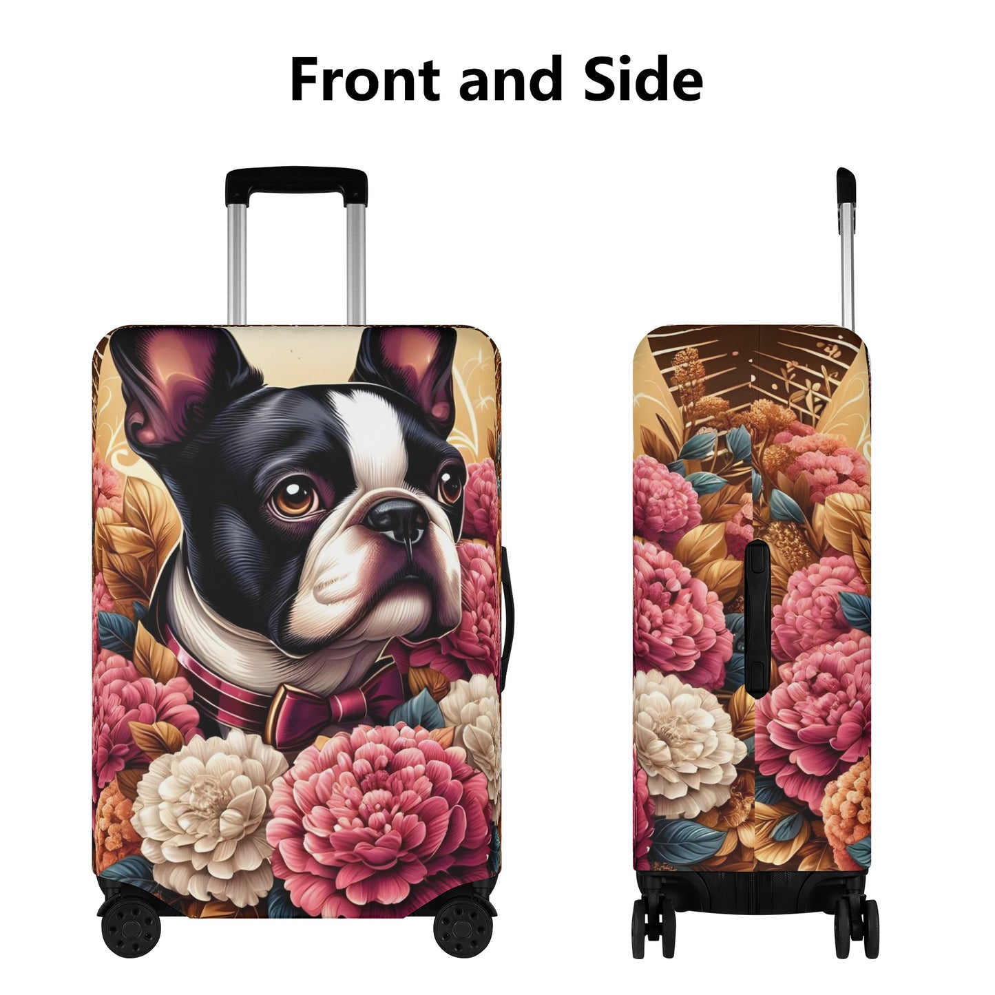 Winnie  - Luggage Cover for Boston Terrier lovers