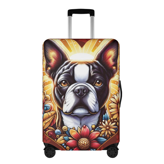 Reggie - Luggage Cover for Boston Terrier lovers