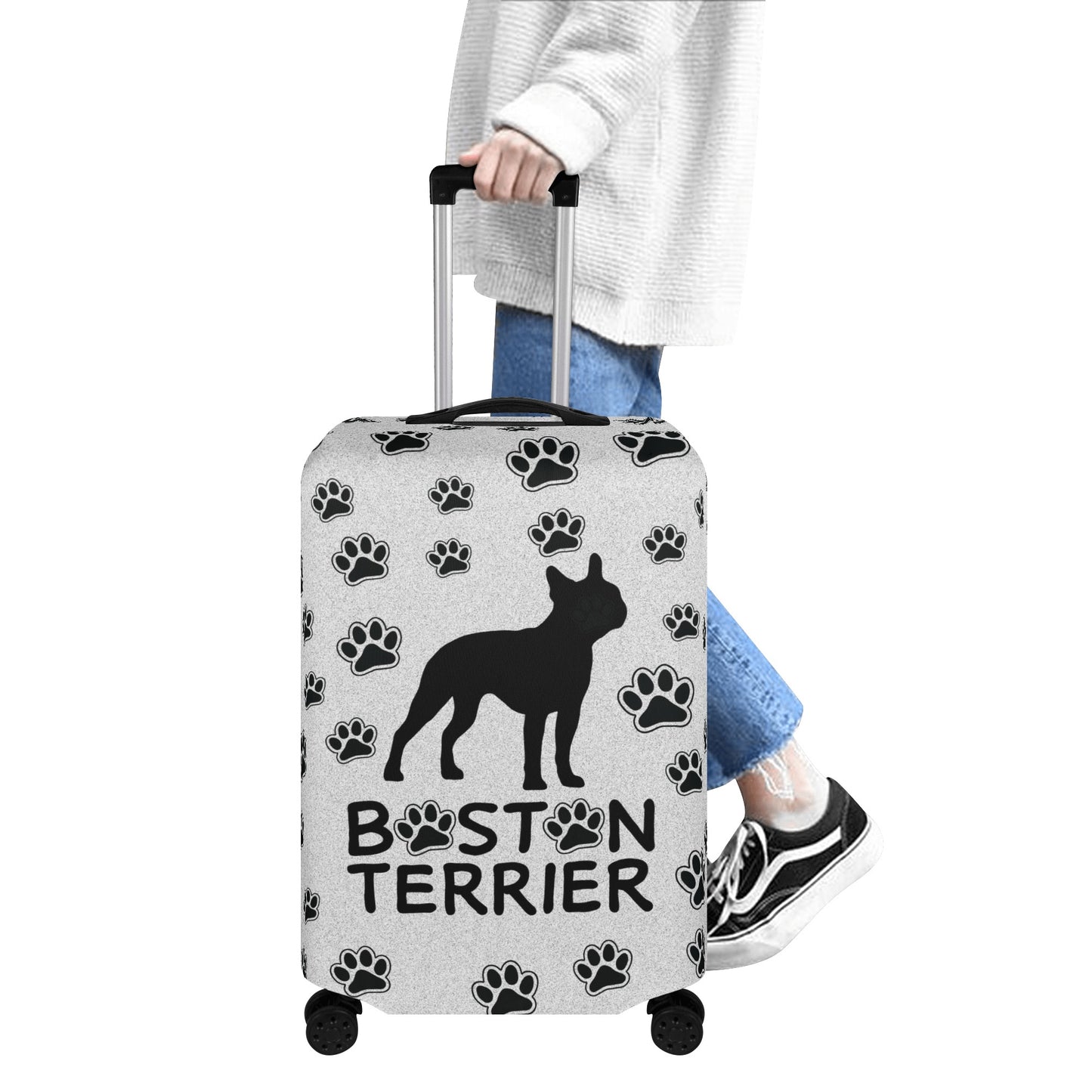Molly - Luggage Cover for Boston Terrier lovers