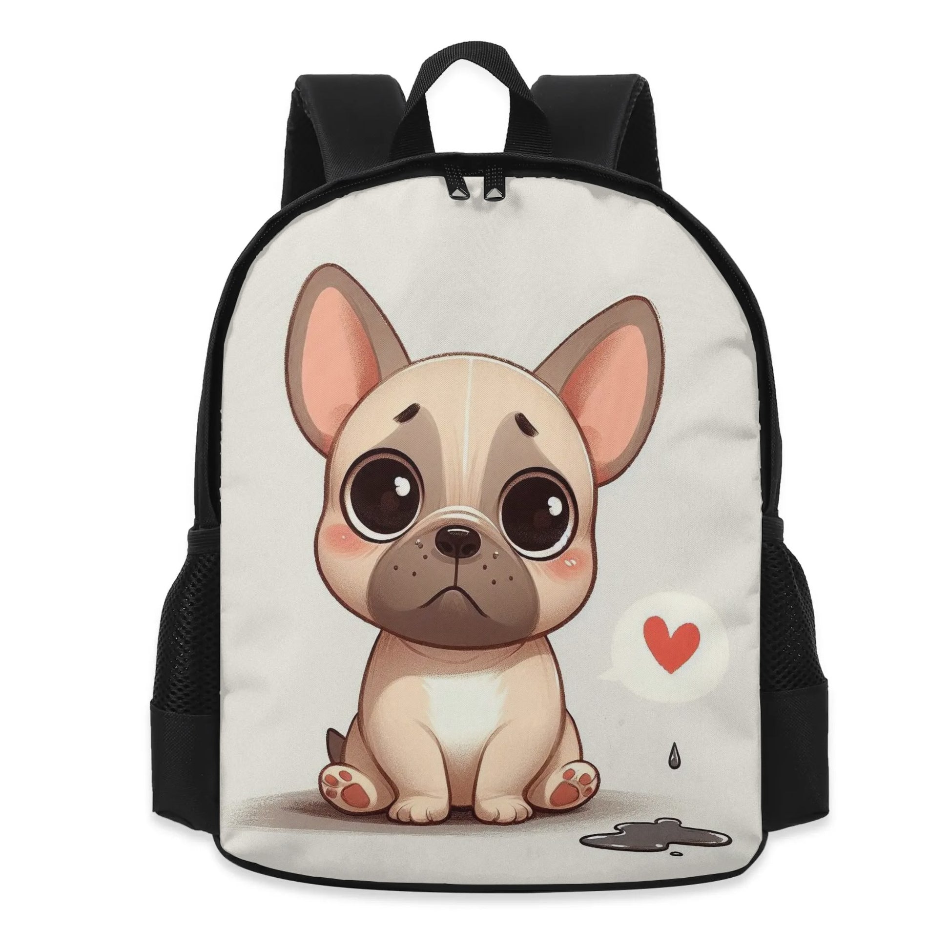 13 inch backpack for kids French Bulldog 13-Inch School Bag