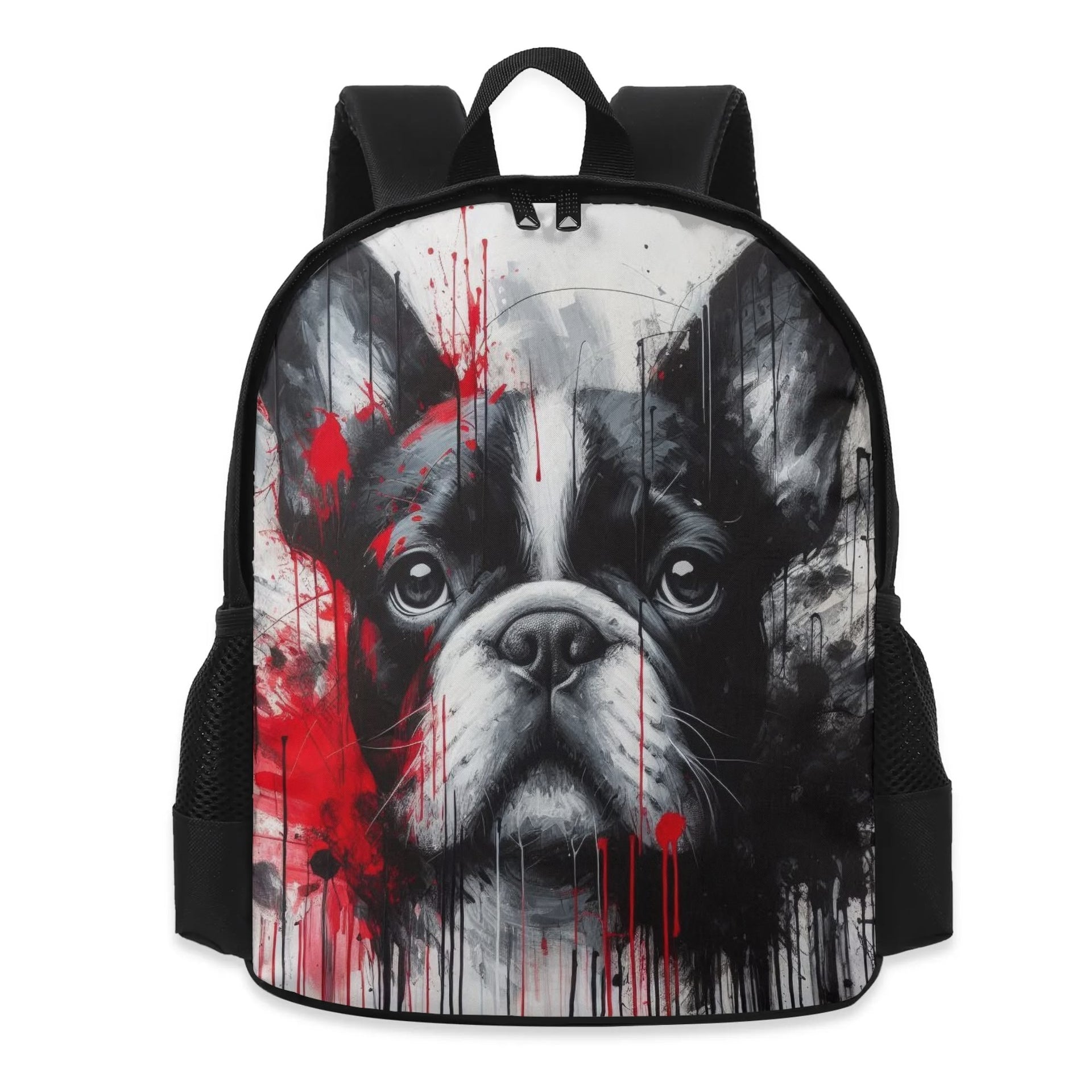 french bulldog jansport backpack Mia JanSport Unisex Backpack for This is the perfect color-brown-trout Color:White - Lefty