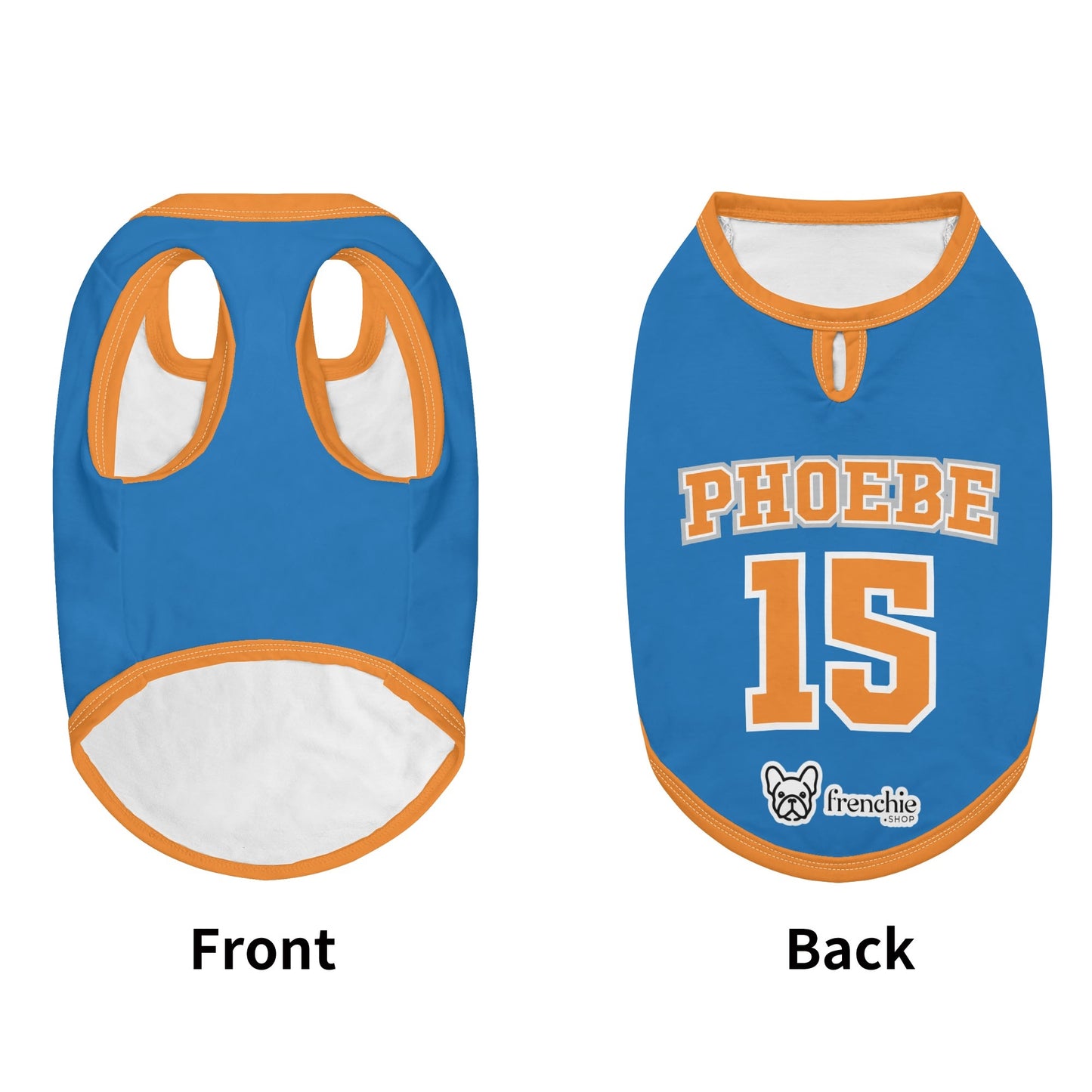 Camiseta personalizada de Frenchie con nombre y número - Frenchie Shop Original