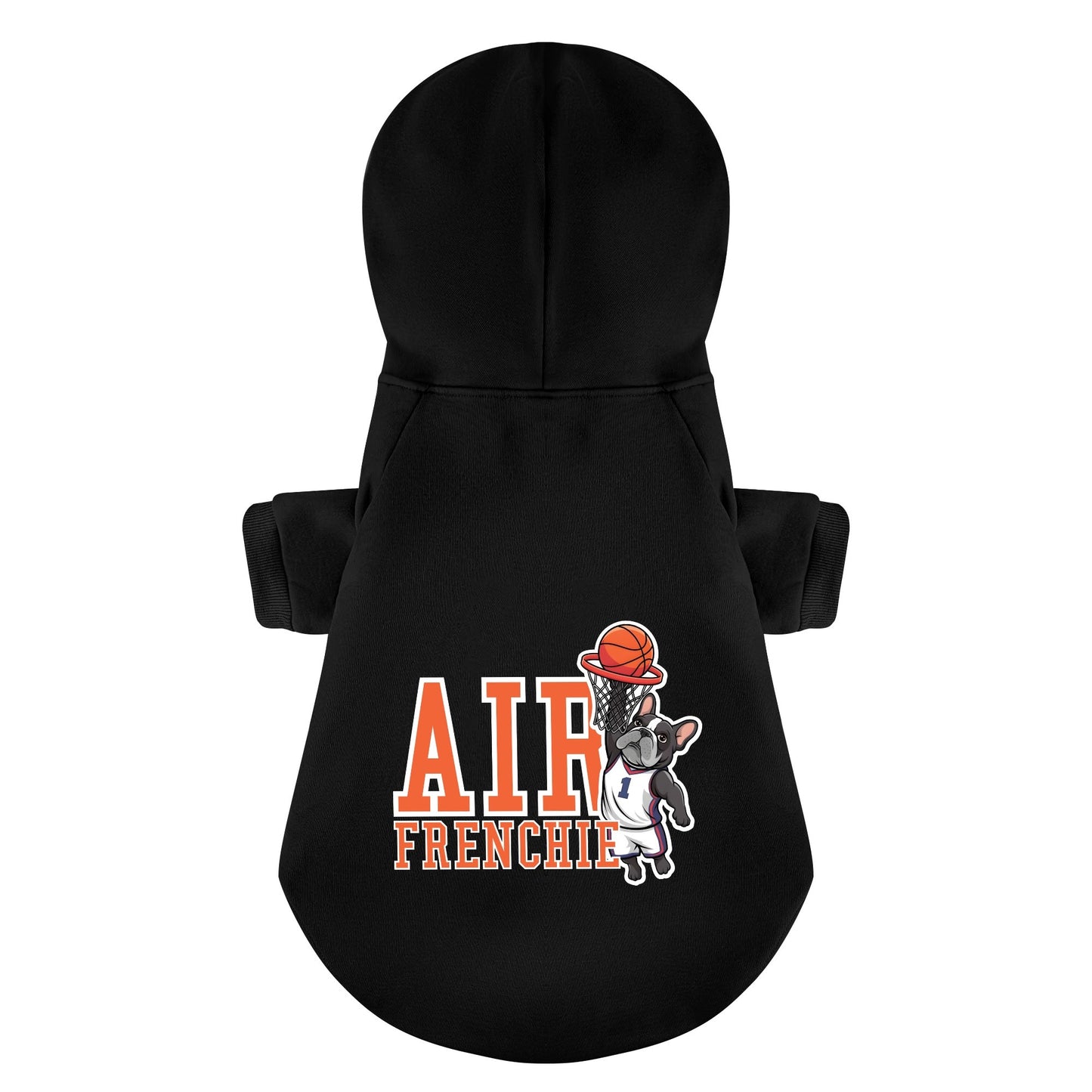 Air Frenchie - Sudadera con capucha personalizada de bulldog francés con frases divertidas: elegante, acogedora y de primera calidad, 100 % algodón.