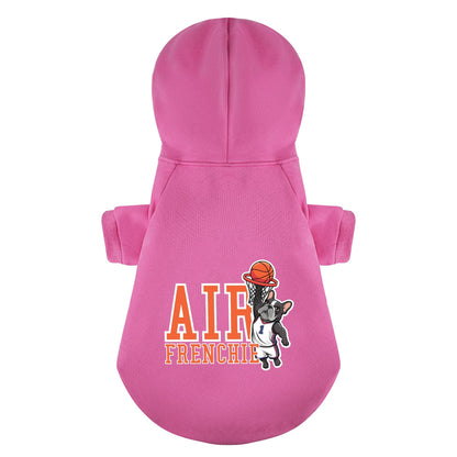 Air Frenchie - Sudadera con capucha personalizada de bulldog francés con frases divertidas: elegante, acogedora y de primera calidad, 100 % algodón.