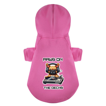 Paws on the Decks - Sudaderas personalizadas de bulldog francés con frases divertidas: elegantes, acogedoras y de primera calidad, 100 % algodón.