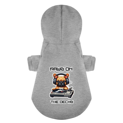 Paws on the Decks - Sudaderas personalizadas de bulldog francés con frases divertidas: elegantes, acogedoras y de primera calidad, 100 % algodón.