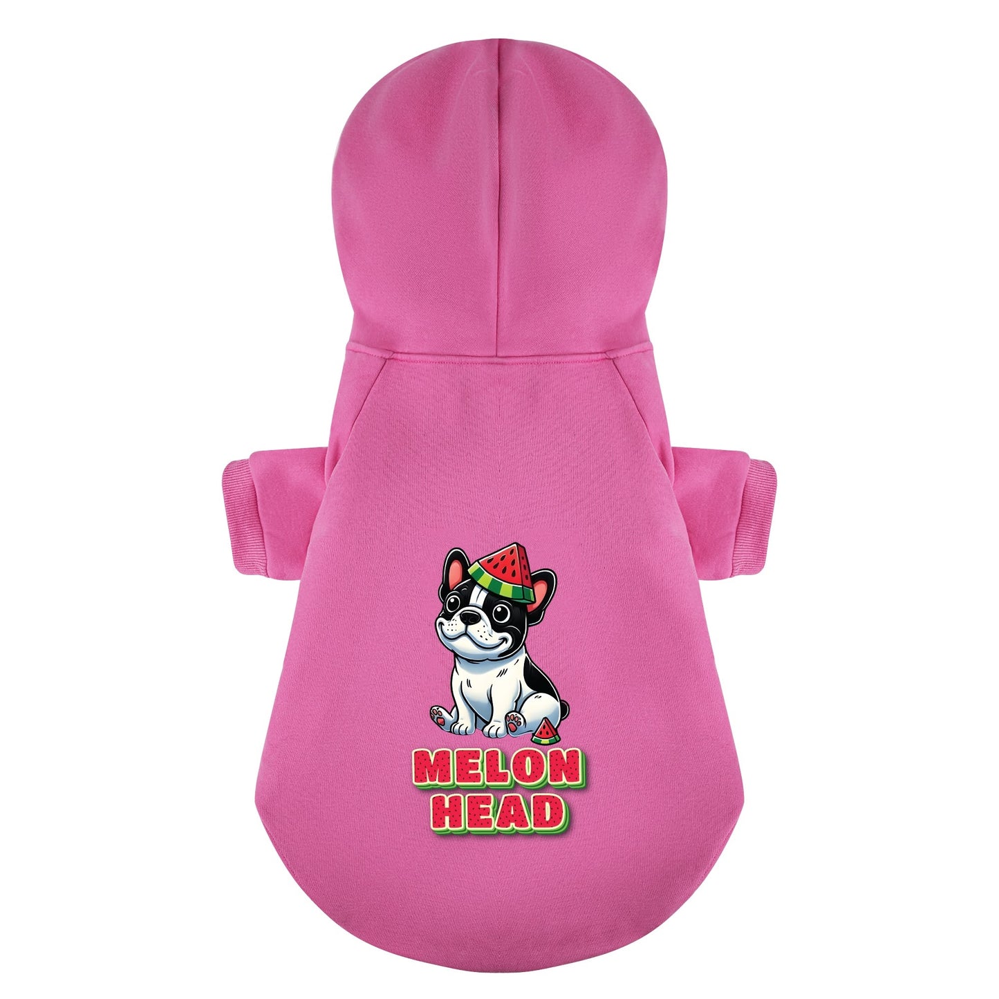 MELON HEAD - Personalized French Bulldog Hoodies with Funny Quotes – Stylish, Cozy, and Premium 100% Cotton