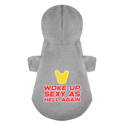 WOKE UP - Personalized French Bulldog Hoodies with Funny Quotes – Stylish, Cozy, and Premium 100% Cotton