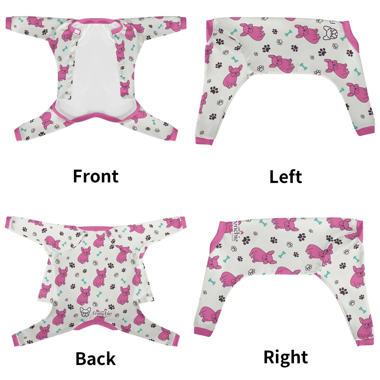 Maggie - Pyjama Frenchie – Ultra doux, confortable et adorablement élégant