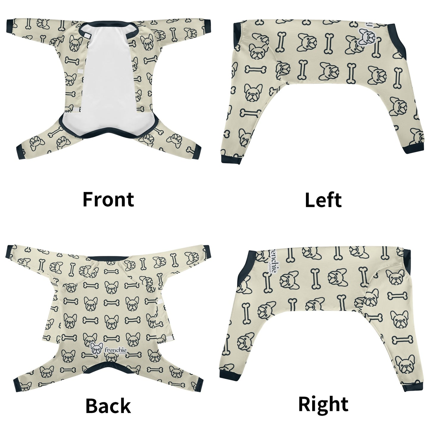 Pyjama Ours Frenchie – Ultra doux, confortable et adorablement élégant