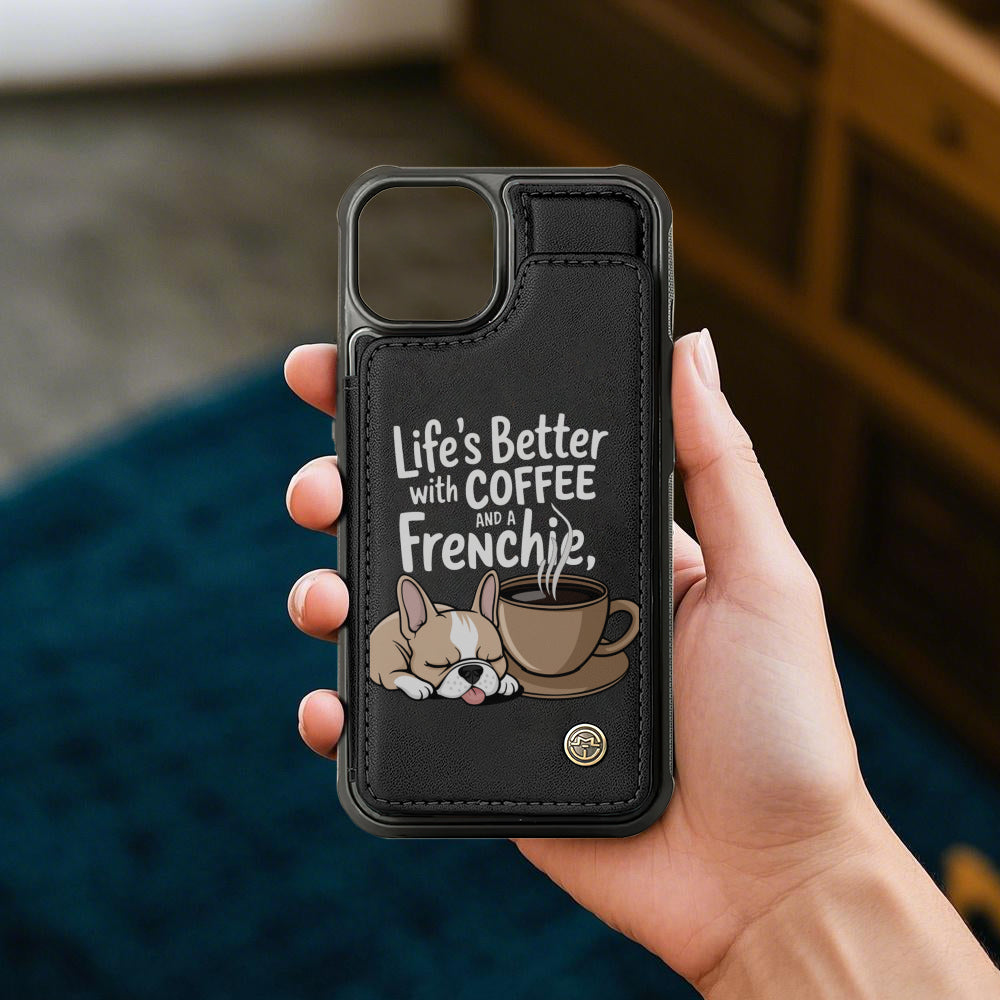 Gus - Leather Wallet Case for for iPhone & Samsung