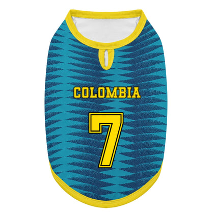 Personalized colombia away - jerseys for Frenchies