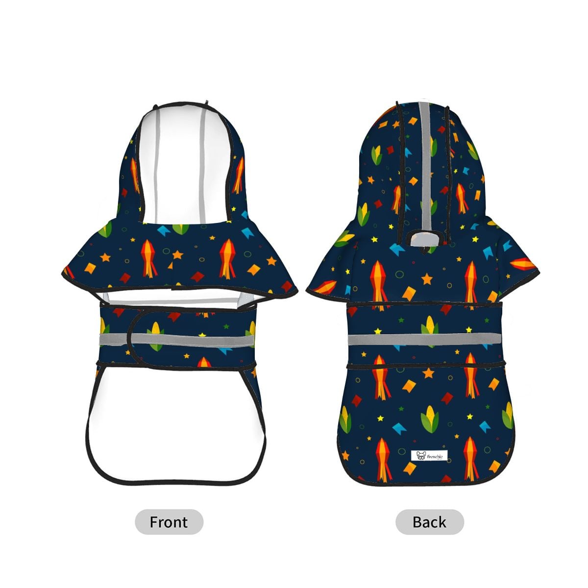 HONEY - Reflective Frenchie Poncho