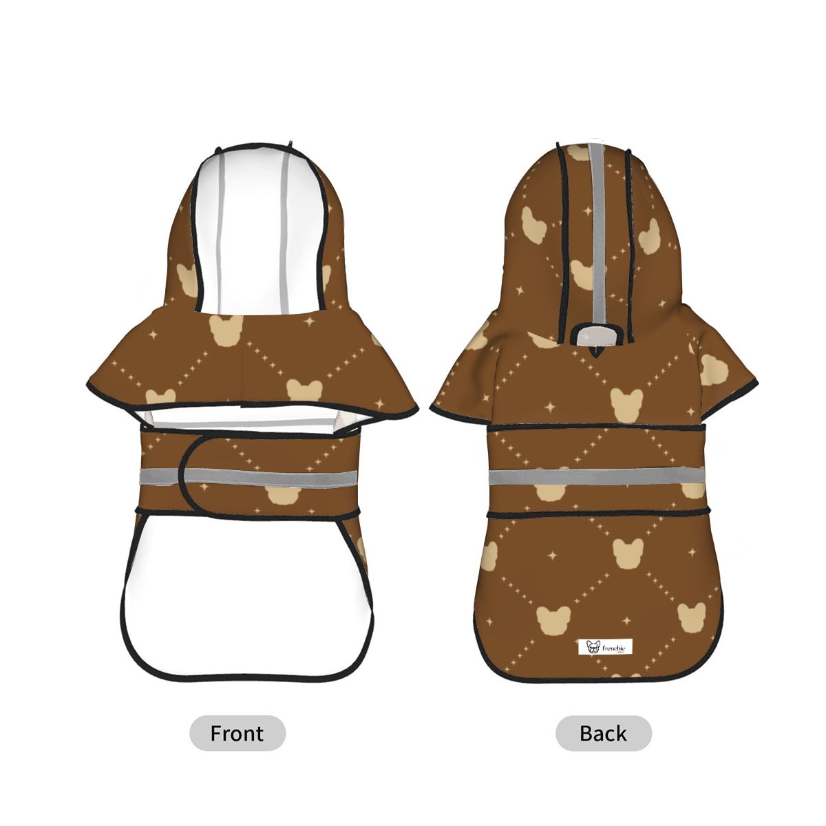 Ivy - Reflective Frenchie Poncho