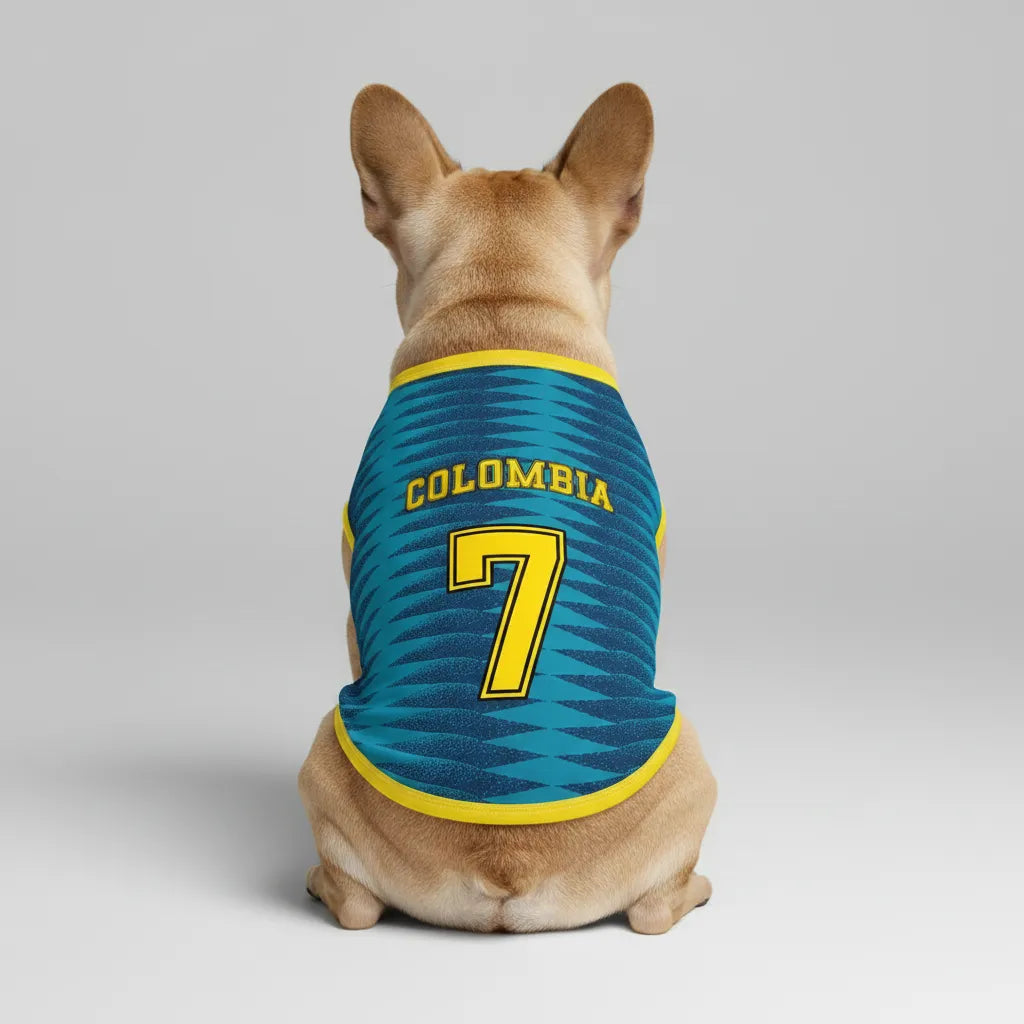 Personalized colombia away - jerseys for Frenchies