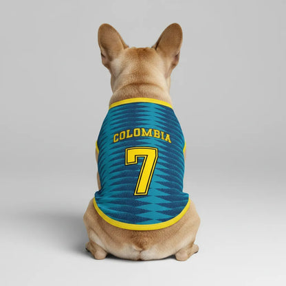 Personalized colombia away - jerseys for Frenchies