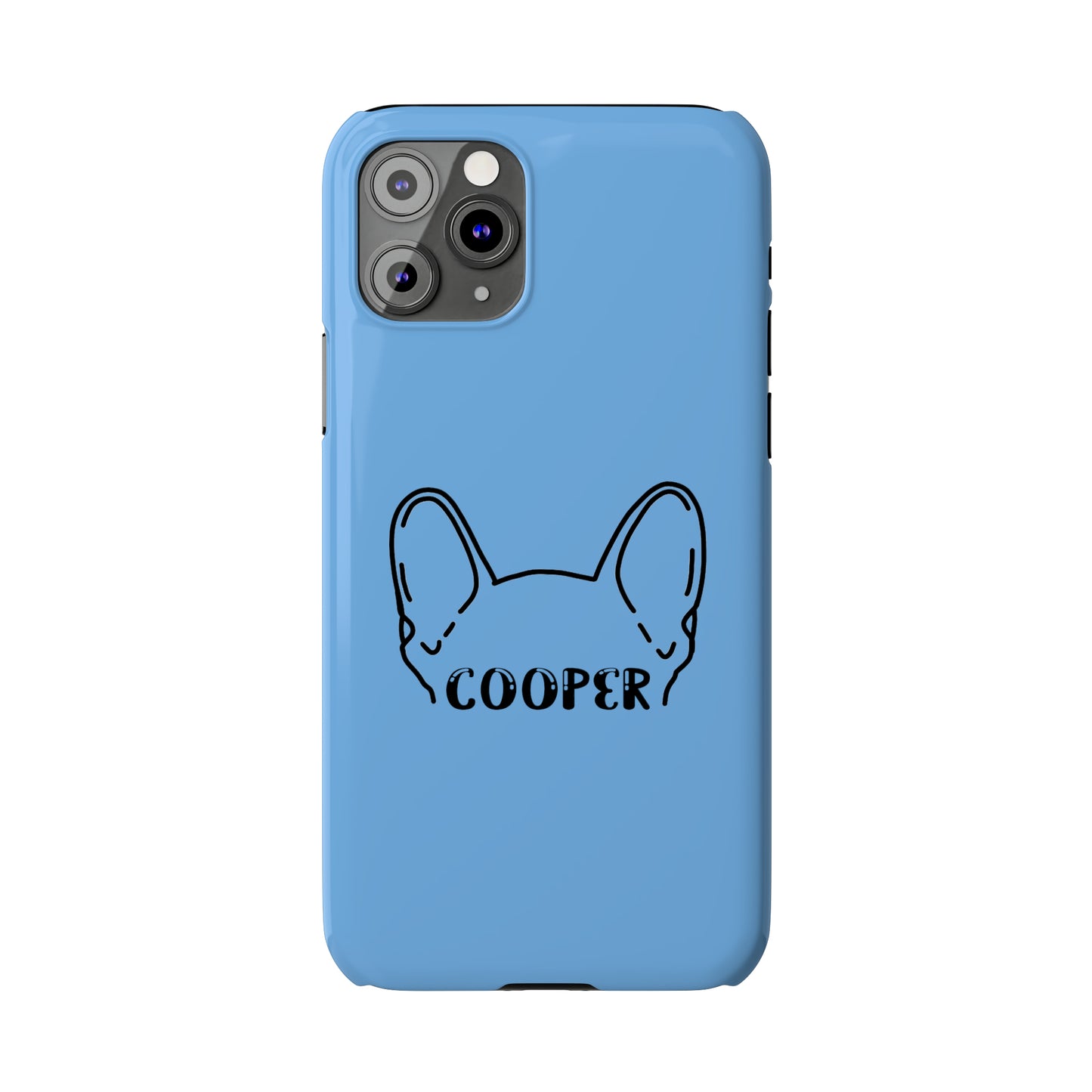 Custom iPhone Cases with Frenchie Name