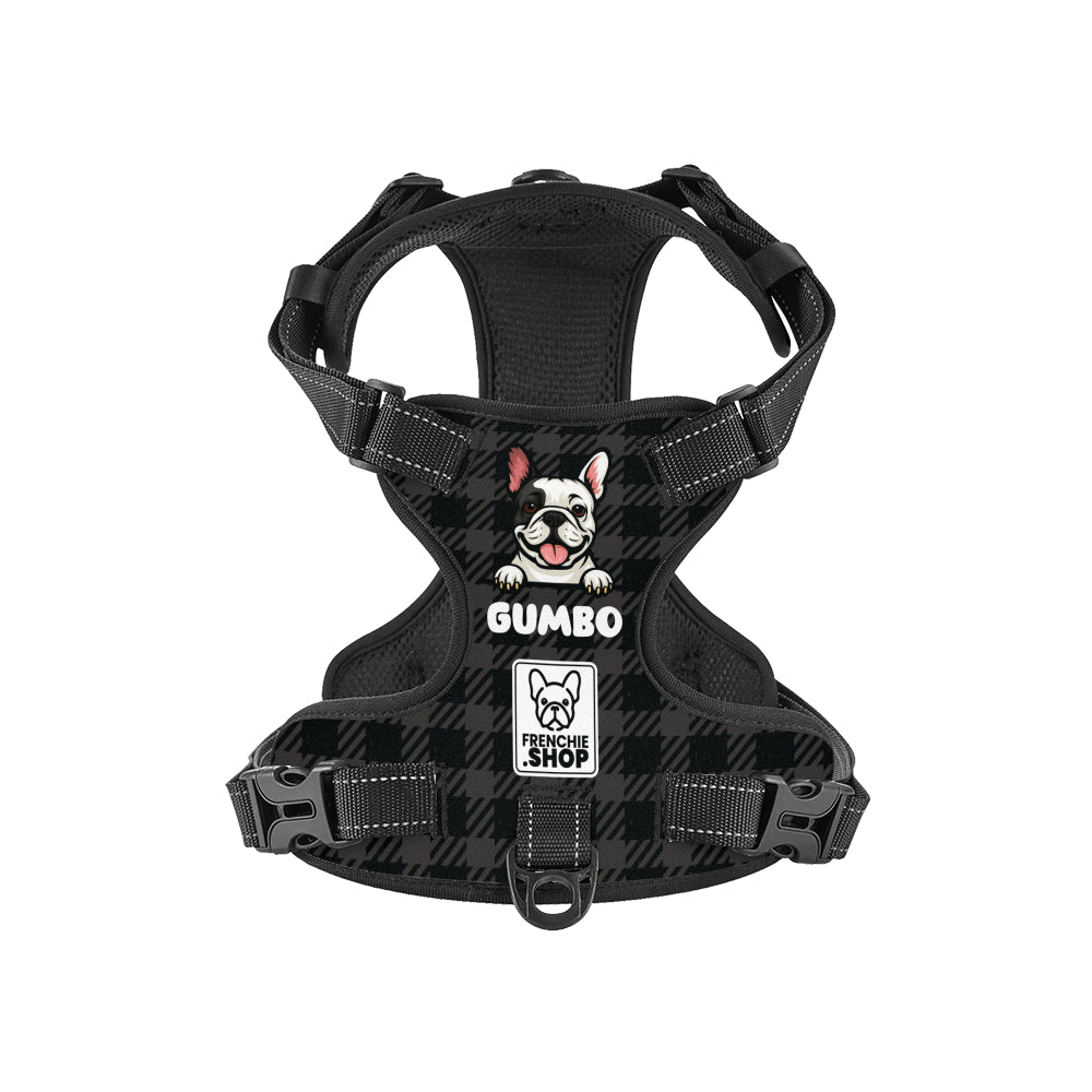 Jaq - Personalized No-Pull French Bulldog Dog Harness