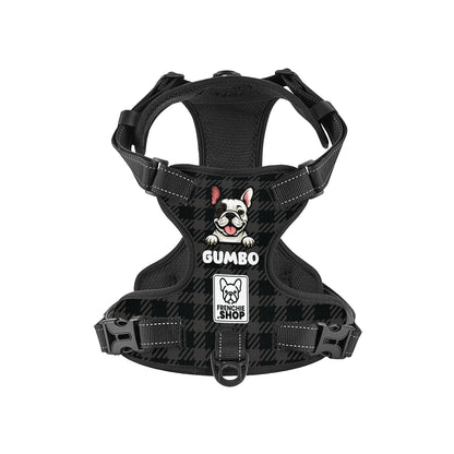 Jaq - Personalized No-Pull French Bulldog Dog Harness