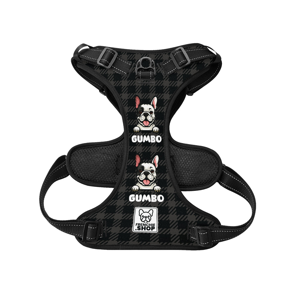 Jaq - Personalized No-Pull French Bulldog Dog Harness
