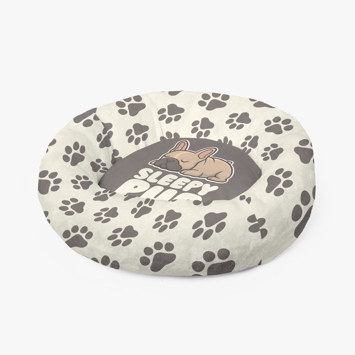 Anti-Anxiety French Bulldog Donut Bed