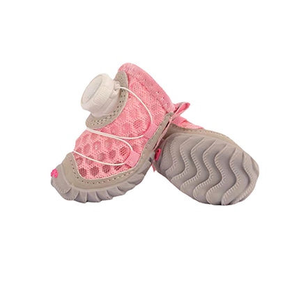 French Bulldog Mesh Shoes – Anti-Slip Swivel Button Footwear for Summer