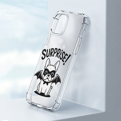 Bat - Clear Silicone Phone Case for iPhone, Samsung & Google Pixel