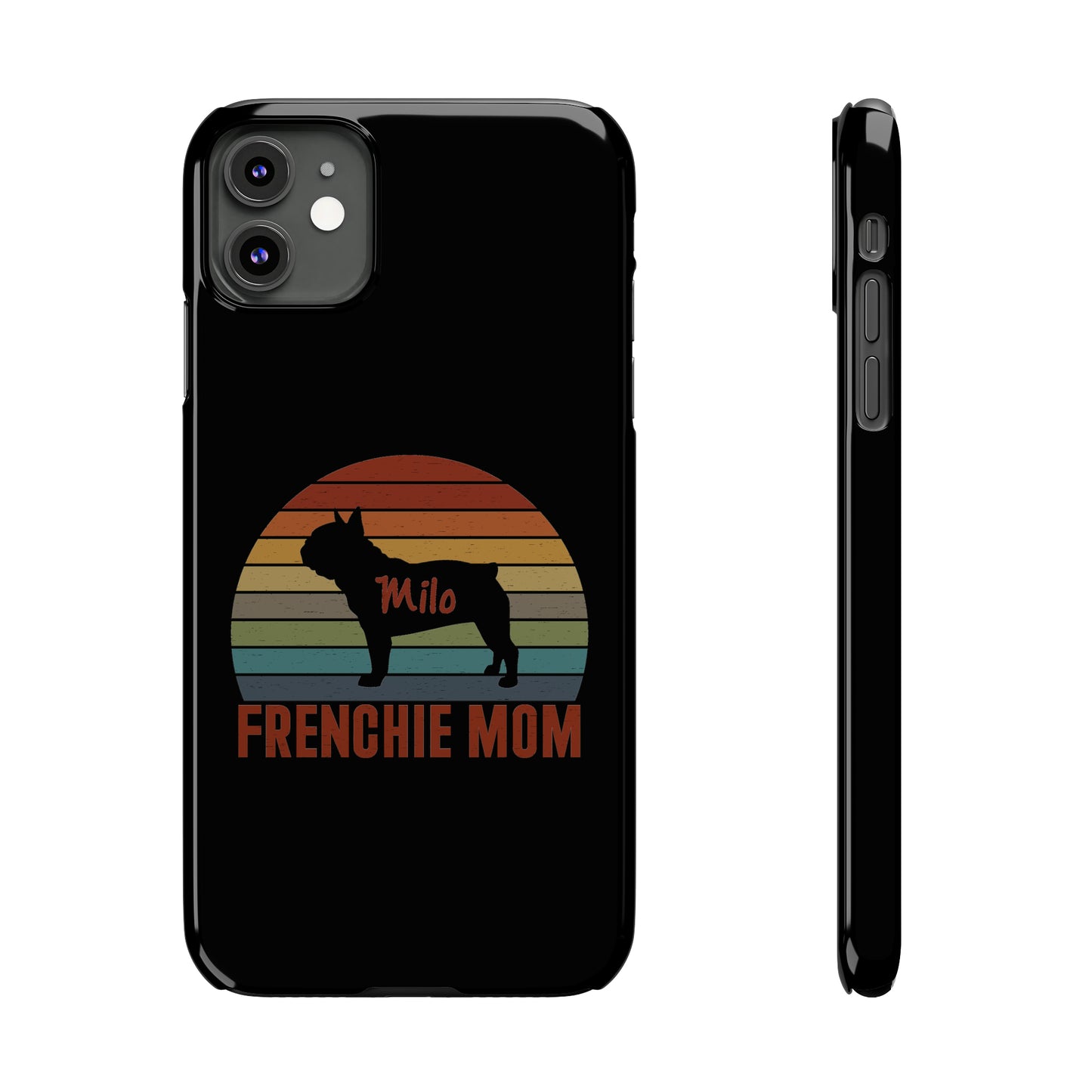 Frenchie Mom - Custom iPhone Cases with name