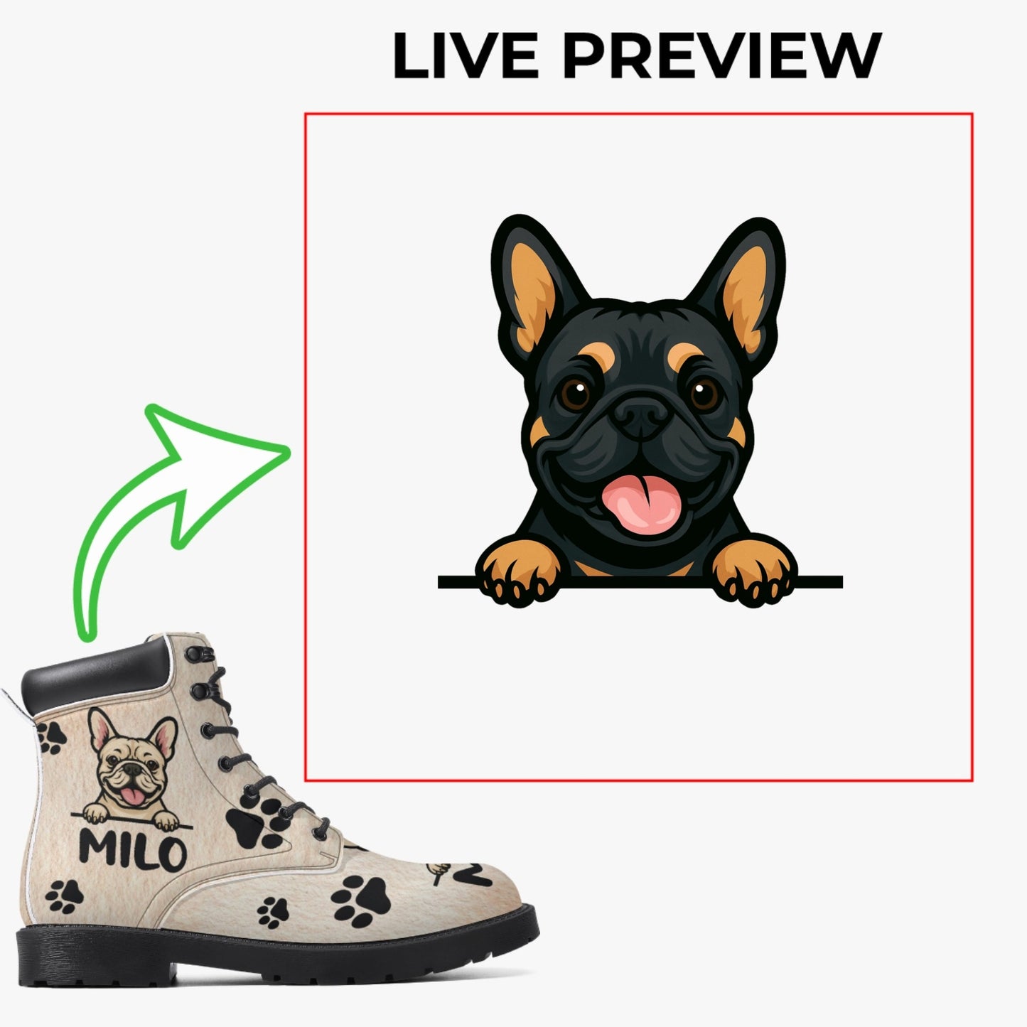 Olympia - Personalized Casual Leather Boot