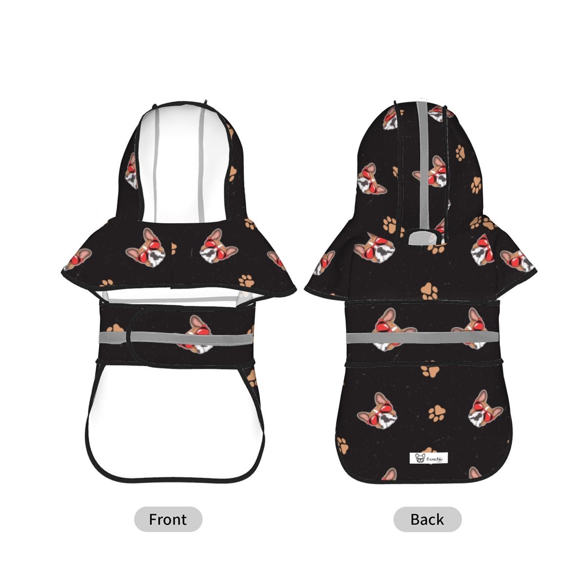 Rosa - Reflective Frenchie Poncho