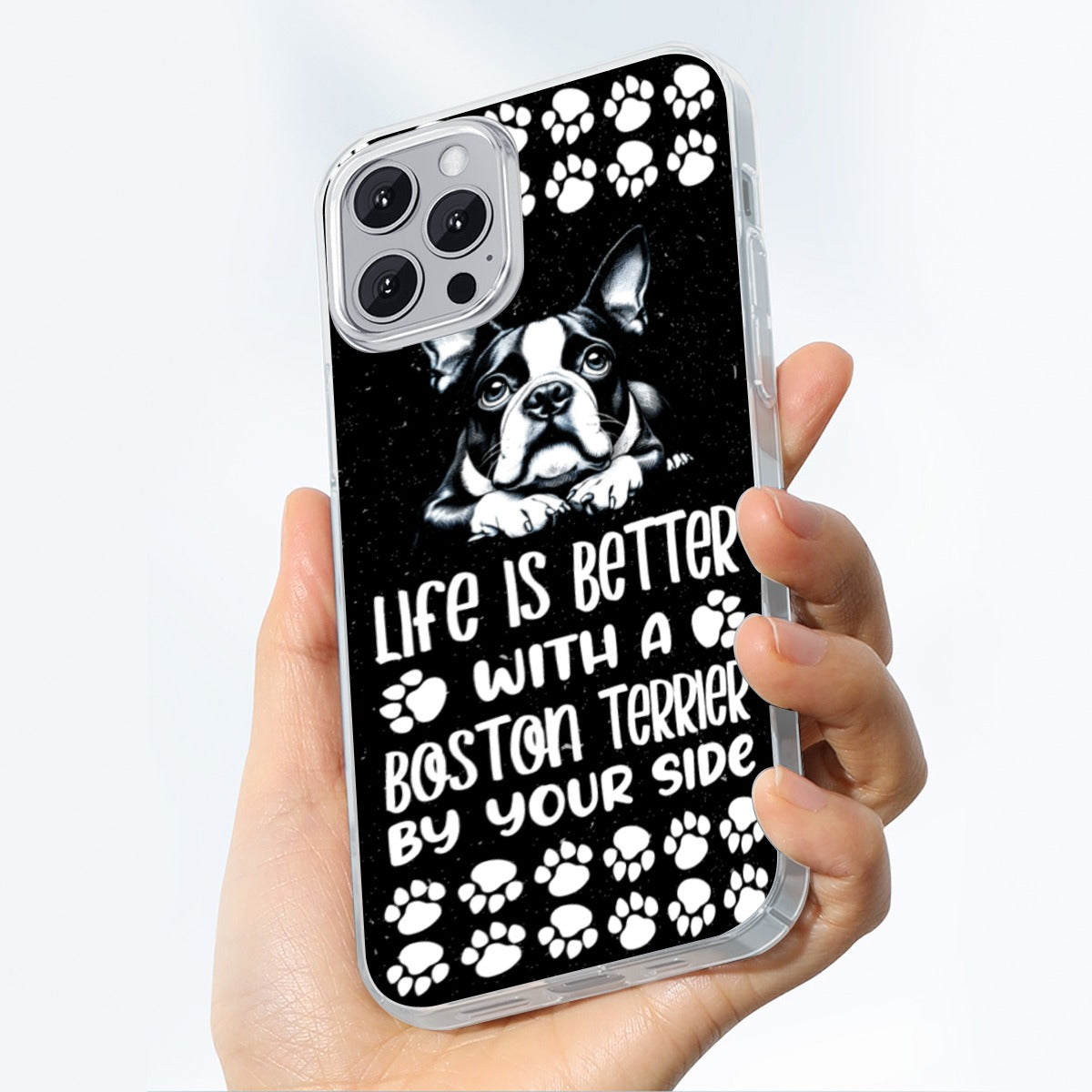 Tyson - iPhone case for Boston Terrier lovers
