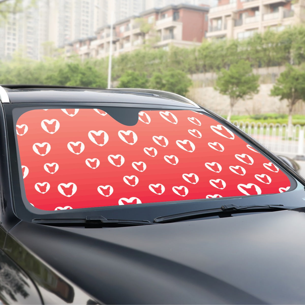 Holly - Windshield Sunshade for Boston Terrier lovers