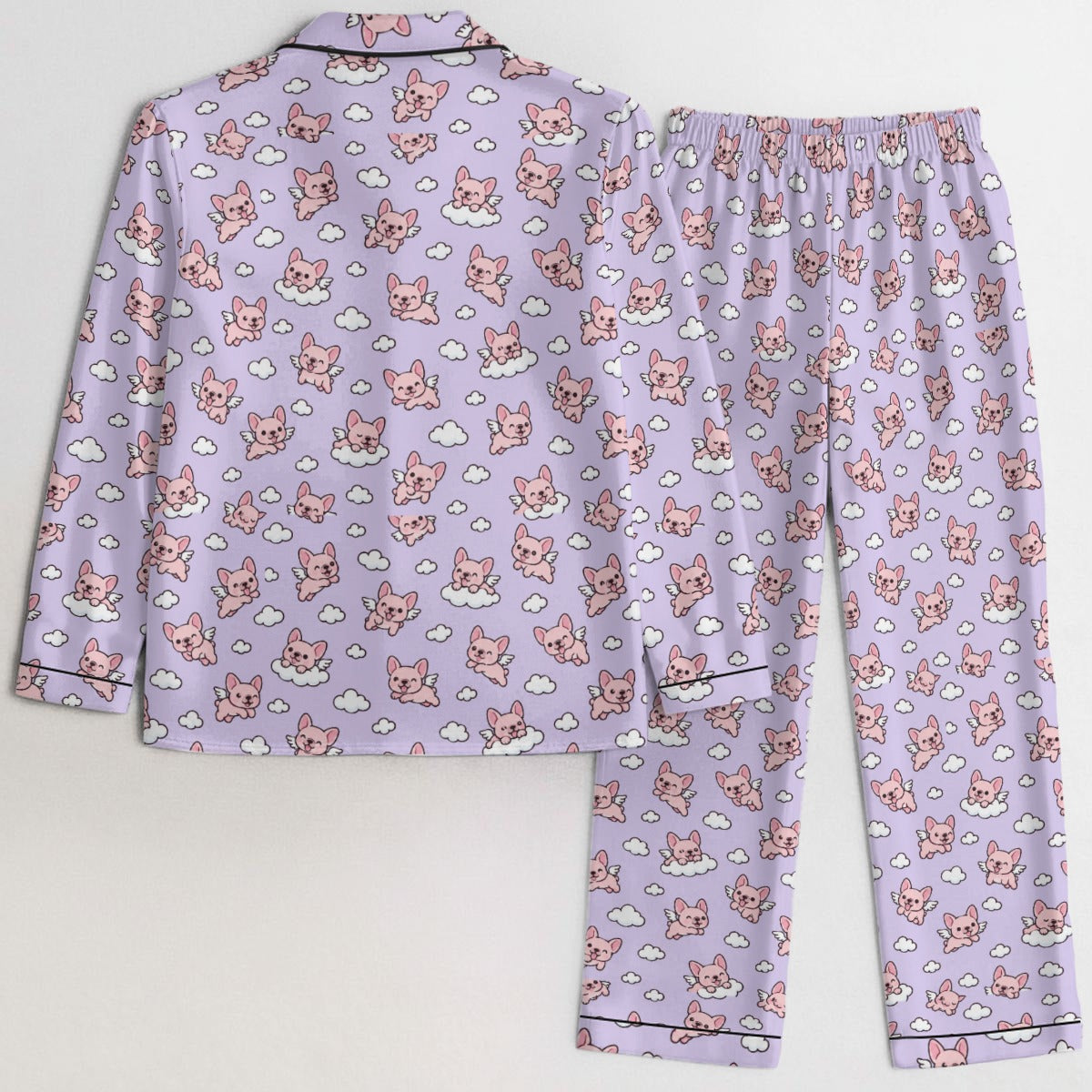 Finn – Matching Women's Satin Pajamas | Soft Silky Two-Piece Sleepwear Set