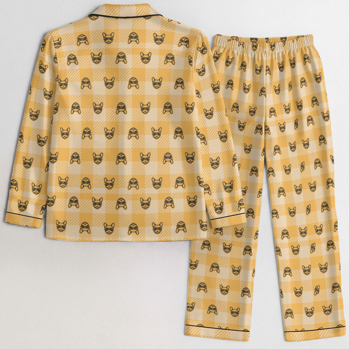 Tily – Matching Frenchie  Pajamas | Soft Satin Pajamas