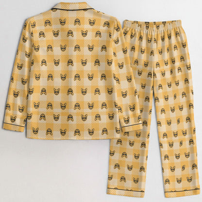 Tily – Matching Frenchie  Pajamas | Soft Satin Pajamas