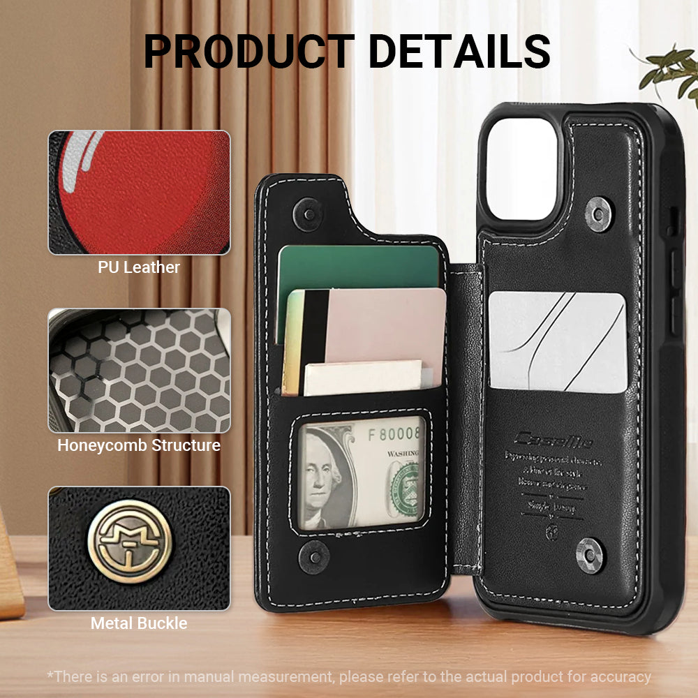 Lucky - Leather Wallet Case for for iPhone & Samsung